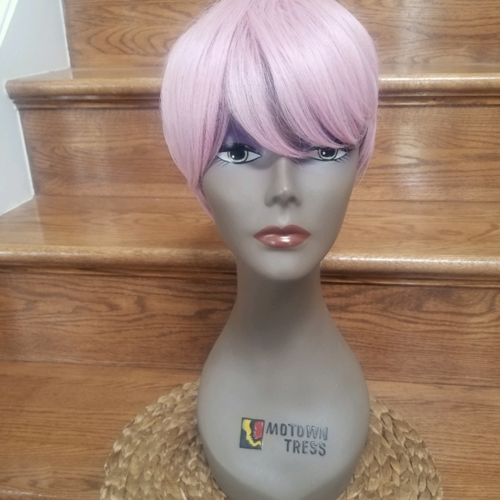 FINAL PRICE NWOT Pink Synthetic WIG